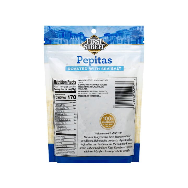 L03759 Pepita tostada con sal de mar First Street - Imagen 2