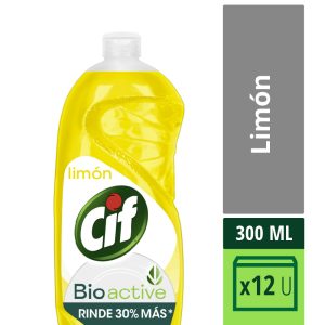 Detergente Lavavajillas Cif Limón X 300 Ml