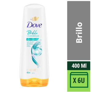Acondicionador Dove Brillo + Óleo Micelar X 400 Ml