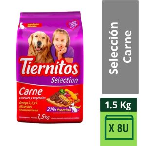Alimento Para Perros Tiernitos Selección Carne X 1.5 Kg