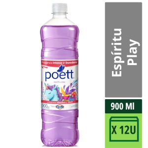 Limpiador Desinfectante Poett Espíritu Play X 900 Ml