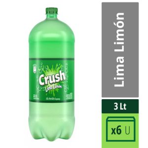 Gaseosa Crush Lima Limón X 3 Lt