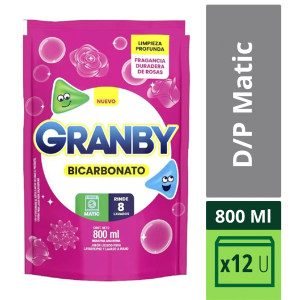 Jabón Líquido Granby Rosas Doy Pack X 800 Ml