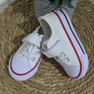ZAPATILLAS LONA BLANCAS PEQUES