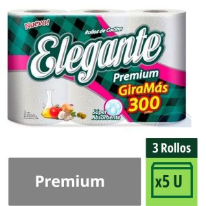 Rollo Cocina Elegante Premium 3 x 100 Paños